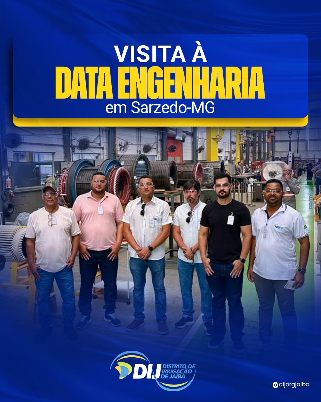 Visita técnica à Data Engenharia | Sarzedo-MG
